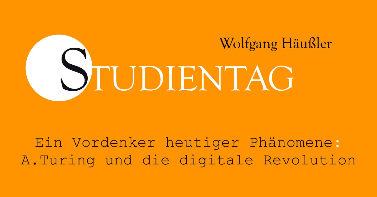 Cover A. Turing und die digitale Revolution